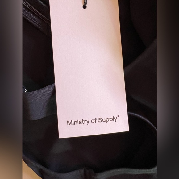 Ministry of Supply Black Swift Sheath Dress Size S Light Airy Remova Waist Tie - Picture 11 of 16